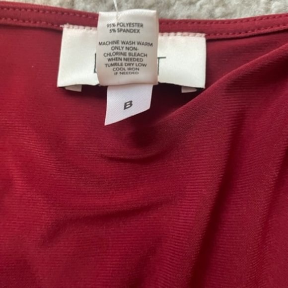 LOFT red dress - Picture 3 of 5